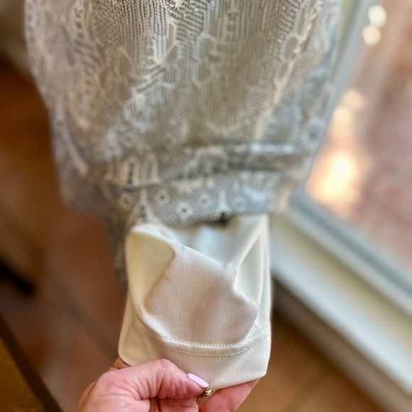 Fully lined Lace & Fringe Dress - Silver - Excellent Condition!! - Picture 8 of 14